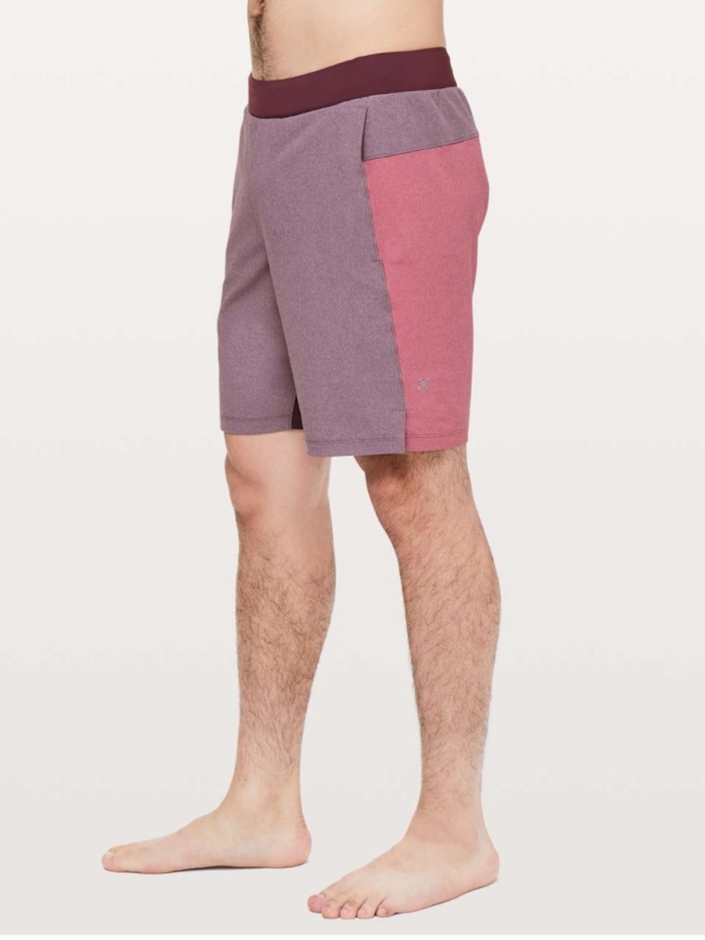 lululemon athletica Heathered Dark Adobe & Dark Sport Red Men’s Shorts